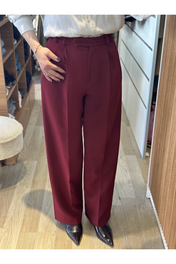BORDO PALAZZO PANTOLON