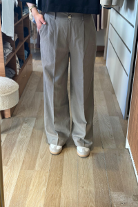 Ham keten Palazzo pantolon