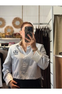 MAVİ ÇİZGİLİ GÖMLEK