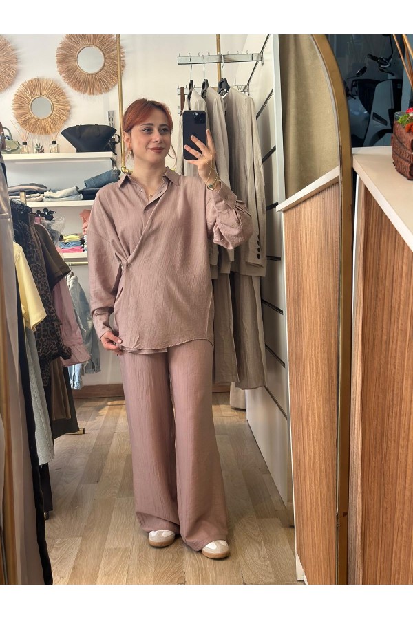 YANDAN DÜĞMELİ TAKIM