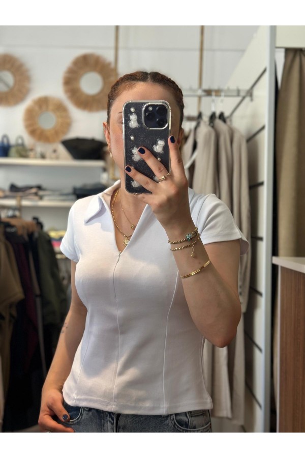 GİZLİ FERMUARLI TSHİRT