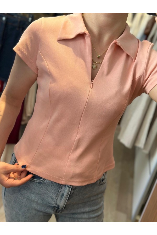 GİZLİ FERMUARLI TSHİRT